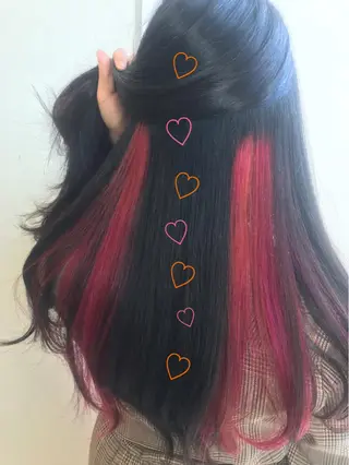 セミロング カラー 新宿駅近♡個室 ♡関口三都季🌜のヘアスタイル