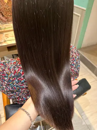 ロング 透けるbrown カラー🎗♡yukaのヘアスタイル