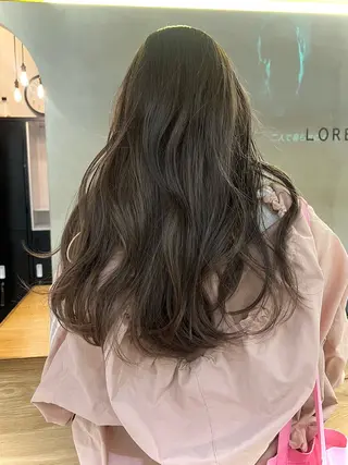 ロング 似合わせレイヤー ＆縮毛矯正のヘアスタイル