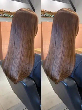 ロング カラー ✨髪質改善カラー✨ 韓国ヘア/伊藤知也のヘアスタイル