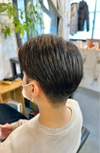 ショート メンズ 元住吉プランツヘアー ☘️まるやま☘️のヘアスタイル