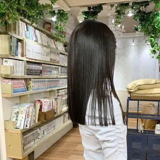 ロング カラー 🌱小顔魅せショート 髪質改善カラー/泉綺のヘアスタイル