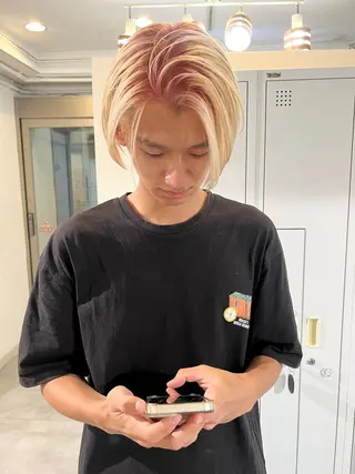 メンズ piLLon・ keinaのヘアスタイル