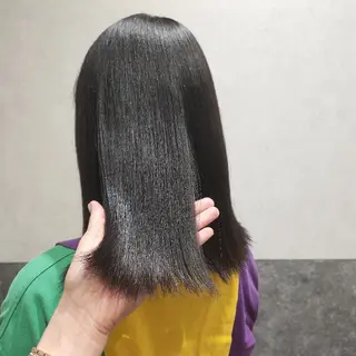 セミロング カラー シールエクステ🎀 ホシノ🕒ユウカのヘアスタイル