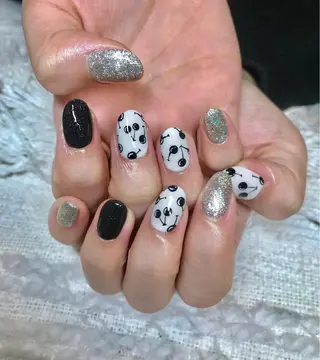 ミディアム カラー パーマ ヘアアレンジ メンズ ネイル マツエク・マツパ el. by Aoのネイルデザイン