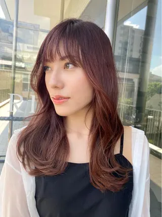 セミロング ✨似合わせカラー 阿部賢✨のヘアスタイル