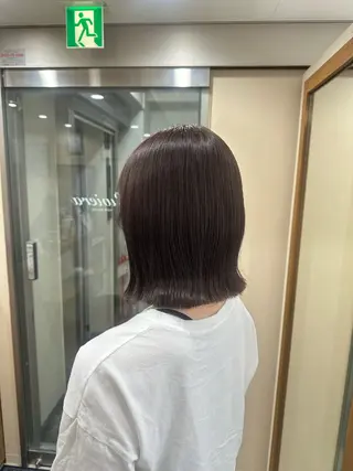 ミディアム カラー 種村 彩乃のヘアスタイル