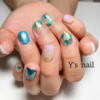 ネイル 手書きが得意🖌️ Y’s  nailのネイルデザイン