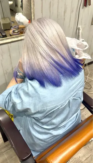 ショート ハイトーン💫 エクステ💫maiのヘアスタイル