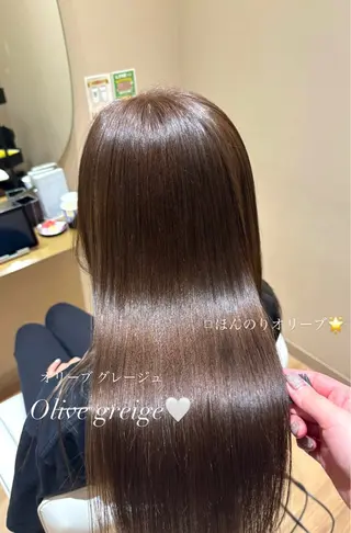 ロング 中島愛佳🐥⸒⸒ 縮毛矯正/艶髪カラーのヘアスタイル