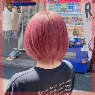 ショート カラー ヘアアレンジ メンズ キッズ ブリーチの髪様 MASATOのヘアスタイル