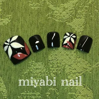 ネイル miyabi nail 桂川駅近くのネイルデザイン