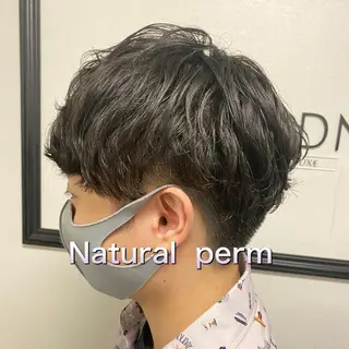 ショート パーマ メンズ 髪質改善美容師 個室サロン白金厚哉のヘアスタイル