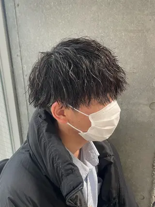 パーマ メンズ メンズモテパーマ💙 fuwaのヘアスタイル