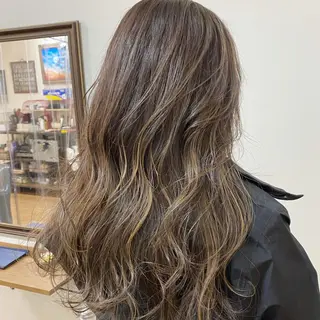 ロング カラー 馬場 涼平のヘアスタイル
