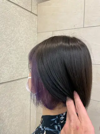 カラー ボブ/ショート /パーマ/shinのヘアスタイル