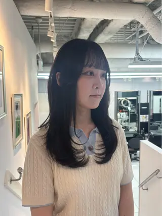 ロング 陽 愛のヘアスタイル