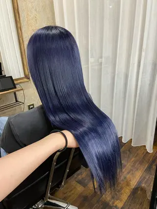 ロング 柳沼 沙季奈のヘアスタイル
