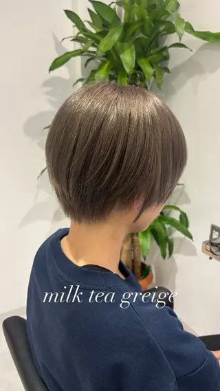 ショート カラー レイヤーカット🎀× 韓国風🇰🇷正源のヘアスタイル