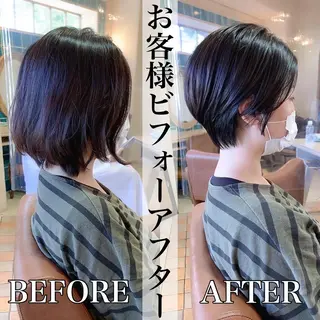 ショート 井上 日菜乃のヘアスタイル