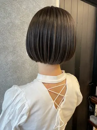 ミディアム SNS撮影用 髪質改善モデル募集のヘアスタイル