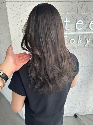 セミロング amie三宮 NAKANOのヘアスタイル