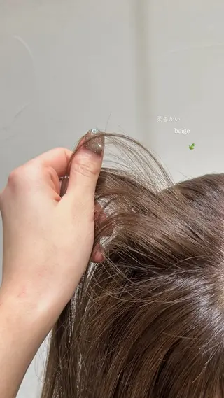 ミディアム カラー 🫧寒色カラー/透明 感ブラック/Risaのヘアスタイル