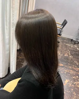 セミロング カラー 透明感カラー/パーマ 🌀アオノのヘアスタイル