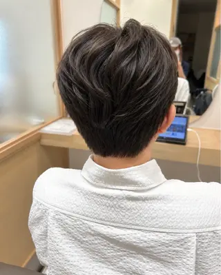 ショート メンズ 久木原 ゆりのヘアスタイル