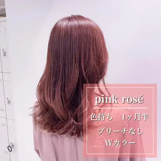 セミロング カラー パーマ ヘアアレンジ ネイル マツエク・マツパ 韓国風ベージュ🤎 赤みなし🌿横浜🤎のヘアスタイル