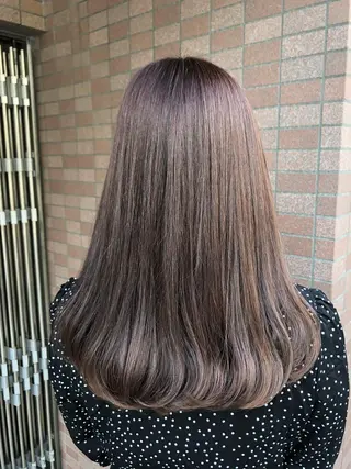 セミロング 縮毛矯正の達人 ☆ 松本のヘアスタイル