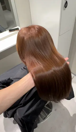 ロング Rita/髪質改善/ ブリーチなしWカラーのヘアスタイル