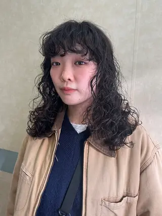 パーマ 松本 雪愛のヘアスタイル