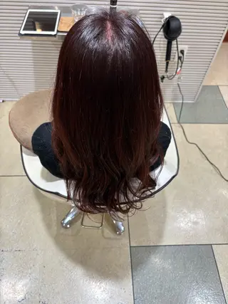 セミロング カラー 透明感カラー/ レイヤー/ユウユのヘアスタイル