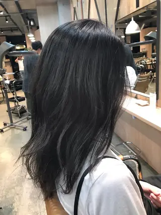 セミロング カラー 髪質改善🌟 TAKERUのヘアスタイル