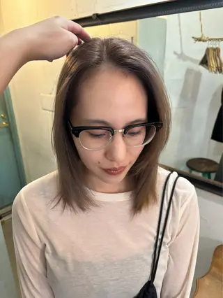 カラー うる艶ストレート/ 縮毛矯正 Manaのヘアスタイル