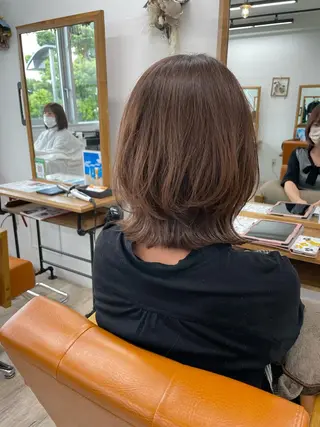 ミディアム CUT純/ 金子栄希のヘアスタイル