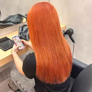 ロング カラー 髪質改善⌇透明感 カラー⌇川上葵のヘアスタイル