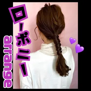 ロング ヘアアレンジ J (ジュリ)のヘアスタイル