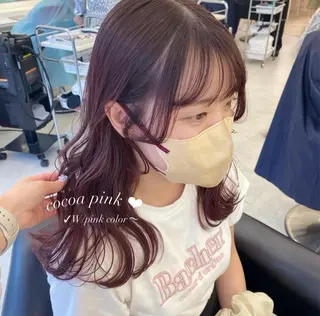 ロング ParveMix 🤍加藤理沙のヘアスタイル
