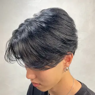 ミディアム カラー ヘアアレンジ メンズ fifth 石川 凪のヘアスタイル
