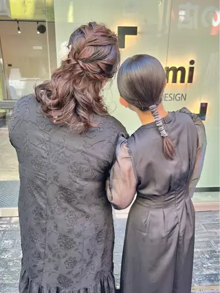 ロング カラー ヘアアレンジ 「sumi」 AMIのヘアスタイル