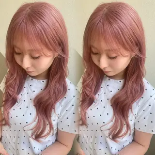 ロング カラー 透明感カラー/ 小顔レイヤー/ミヅキのヘアスタイル