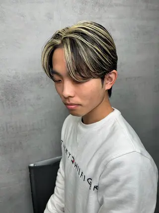 カラー メンズ 静岡 / 毛流れ特化 /下居真大のヘアスタイル