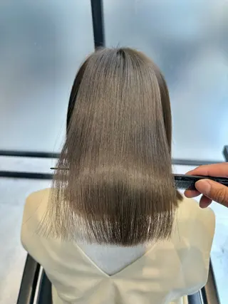 セミロング 大人女性の髪質改善 🫧鷹司郎のヘアスタイル