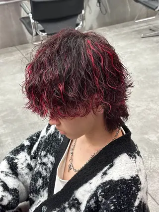 パーマ メンズ メンズハイトーン No.1🏆Tiamのヘアスタイル