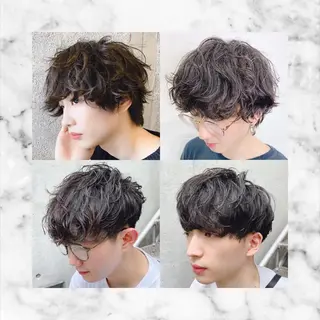 ショート パーマ ヘアアレンジ メンズ メンズスタイル ly本厚木のヘアスタイル