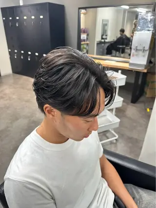 パーマ メンズ 立川【縮毛矯正】 璃音のヘアスタイル