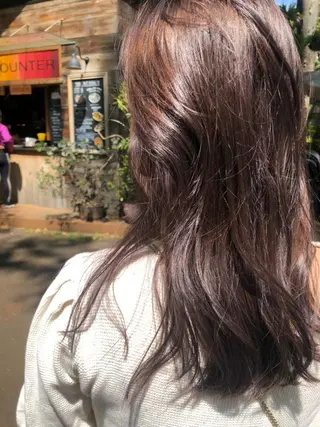ロング カラー ヘアアレンジ kana .のヘアスタイル