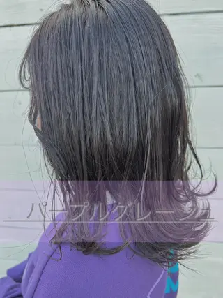 ミディアム カラー NAKAGAWA YUICHIのヘアスタイル